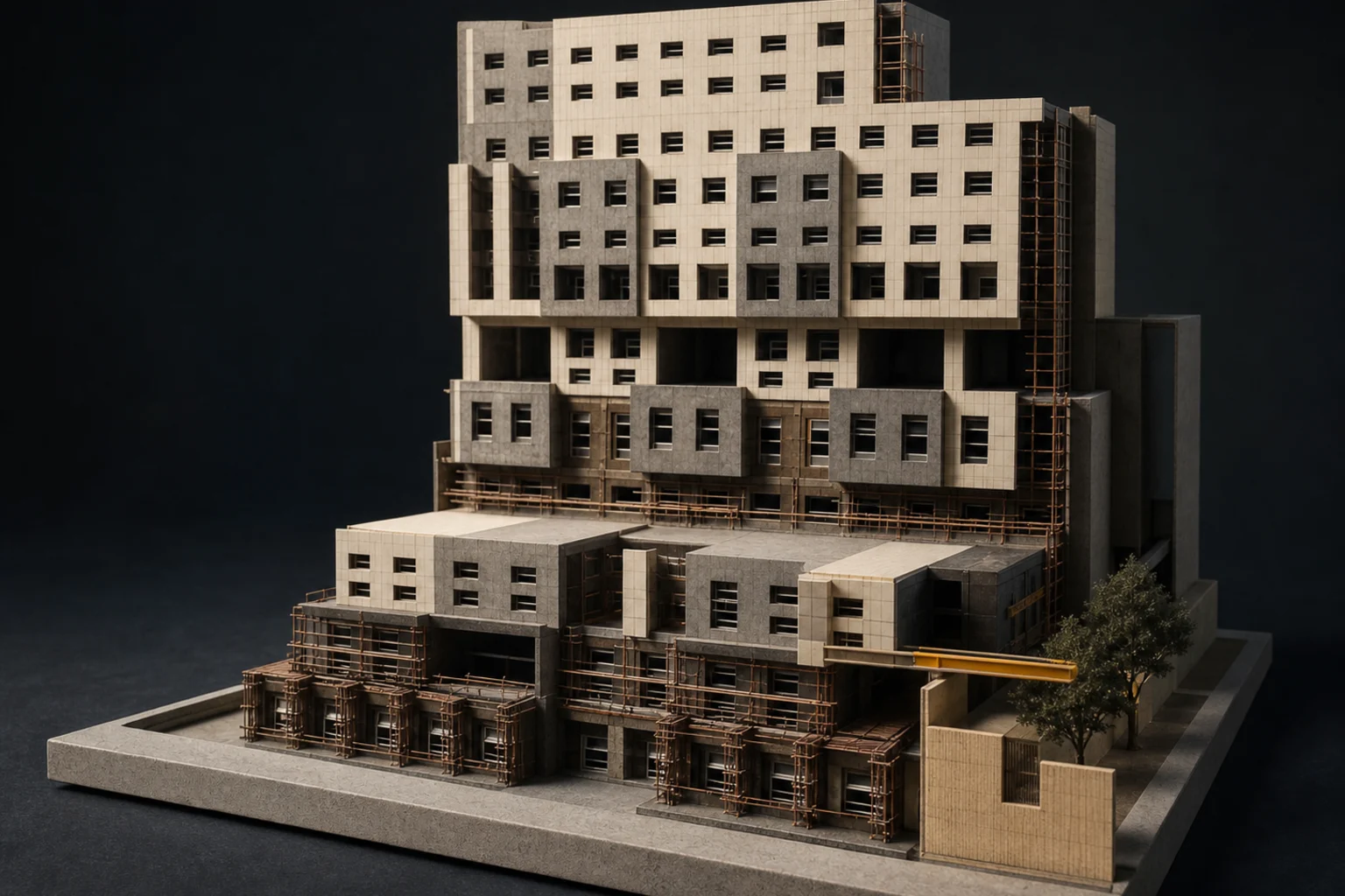 مشروع مجمع 350 وحدة سكنية-تجارية للمعلمين في قم